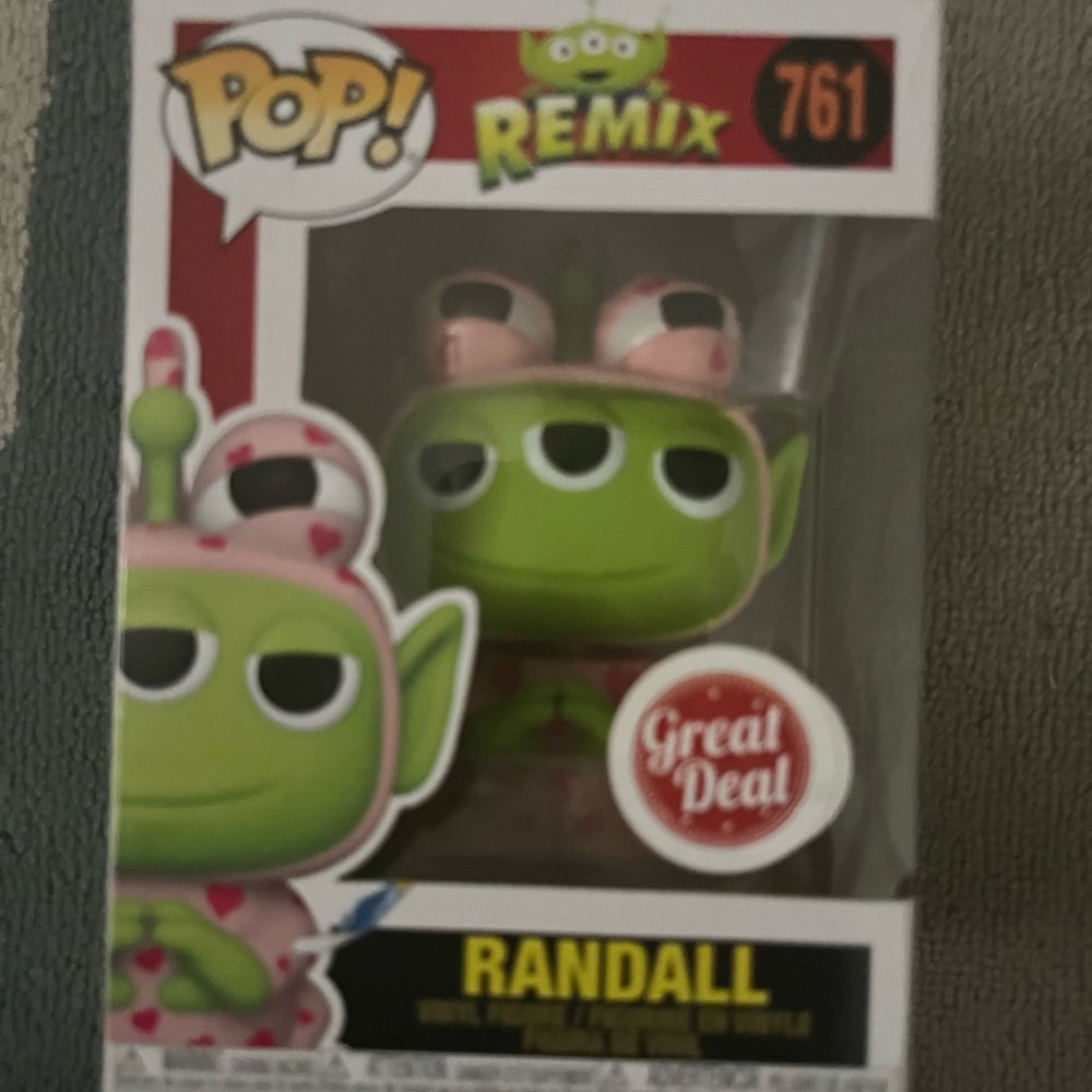 Funko Pixar Remix Randall Figure with Green and Pink